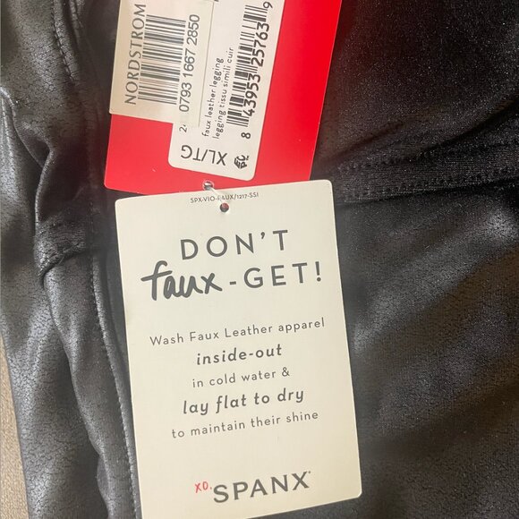 Faux Leather Leggings - Picture 4 of 6